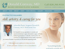 Tablet Screenshot of donaldconwaymd.com